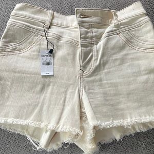 NWT EXPRESS jean shorts!